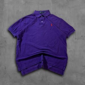 Vintage 2000s Relaxed Purple Polo Ralph Lauren Pony Streetwear Shirt